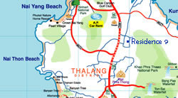 Phuket street map
